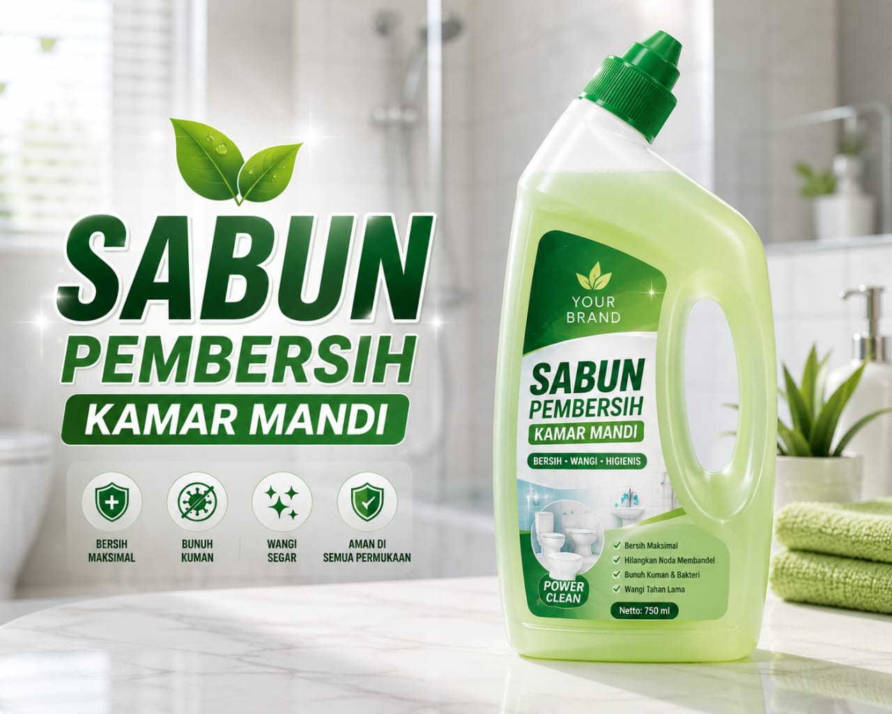 Maklon Pembersih Kamar Mandi